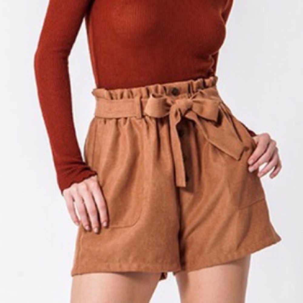 NWT Cinnamon Paper Bag Shorts - Picture 5 of 5